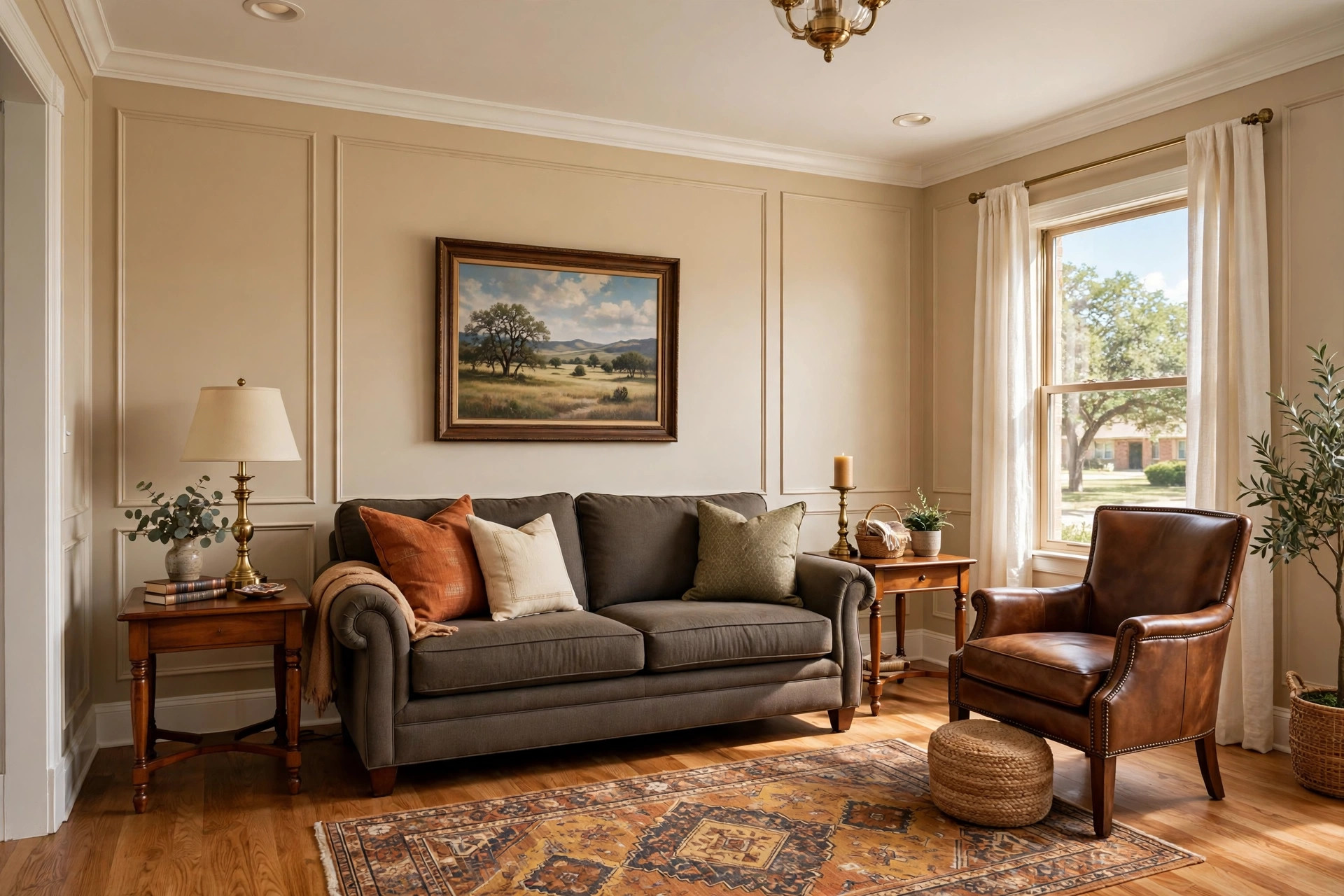 Warm Classic staging — illustrative example